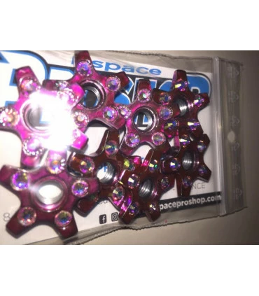 Ecrou Strassé Star Couleur, Kit De 8. – Image 3